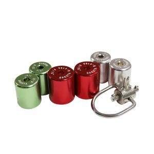 91604-2 - LOCKING REFRIGERANT CAPS (2 PACK, SILVER)