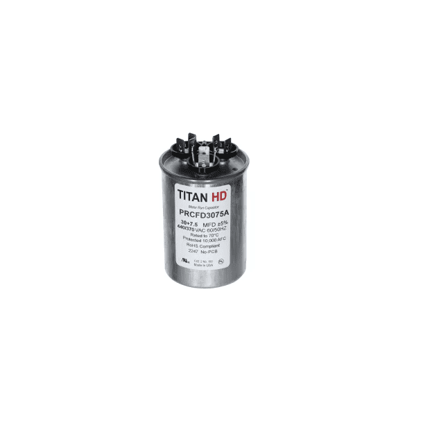 30/7.5/440 - DUAL CAPACITOR (ROUND, MADE IN USA)