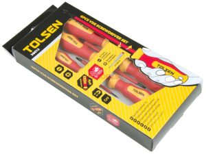 38013 - SCREWDRIVER SET (6+1PC, INSULATED)