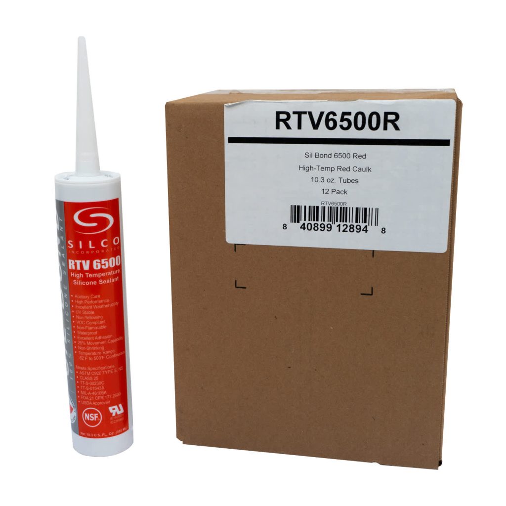 RTV6500R - RTV SILICONE (RED, HIGH HEAT)