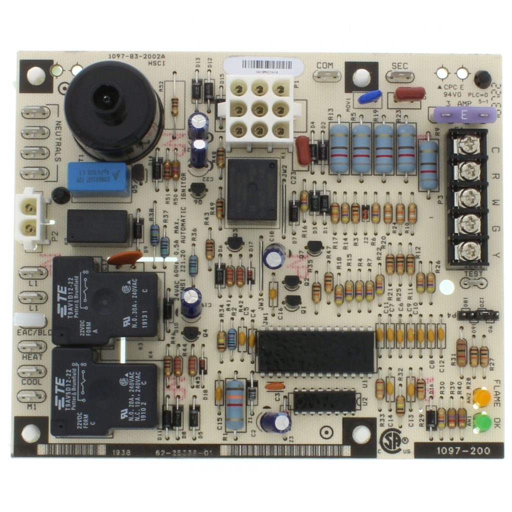 62-25338-01 - CONTROL BOARD (RHEEM, OEM, GAS, SPARK IGN)