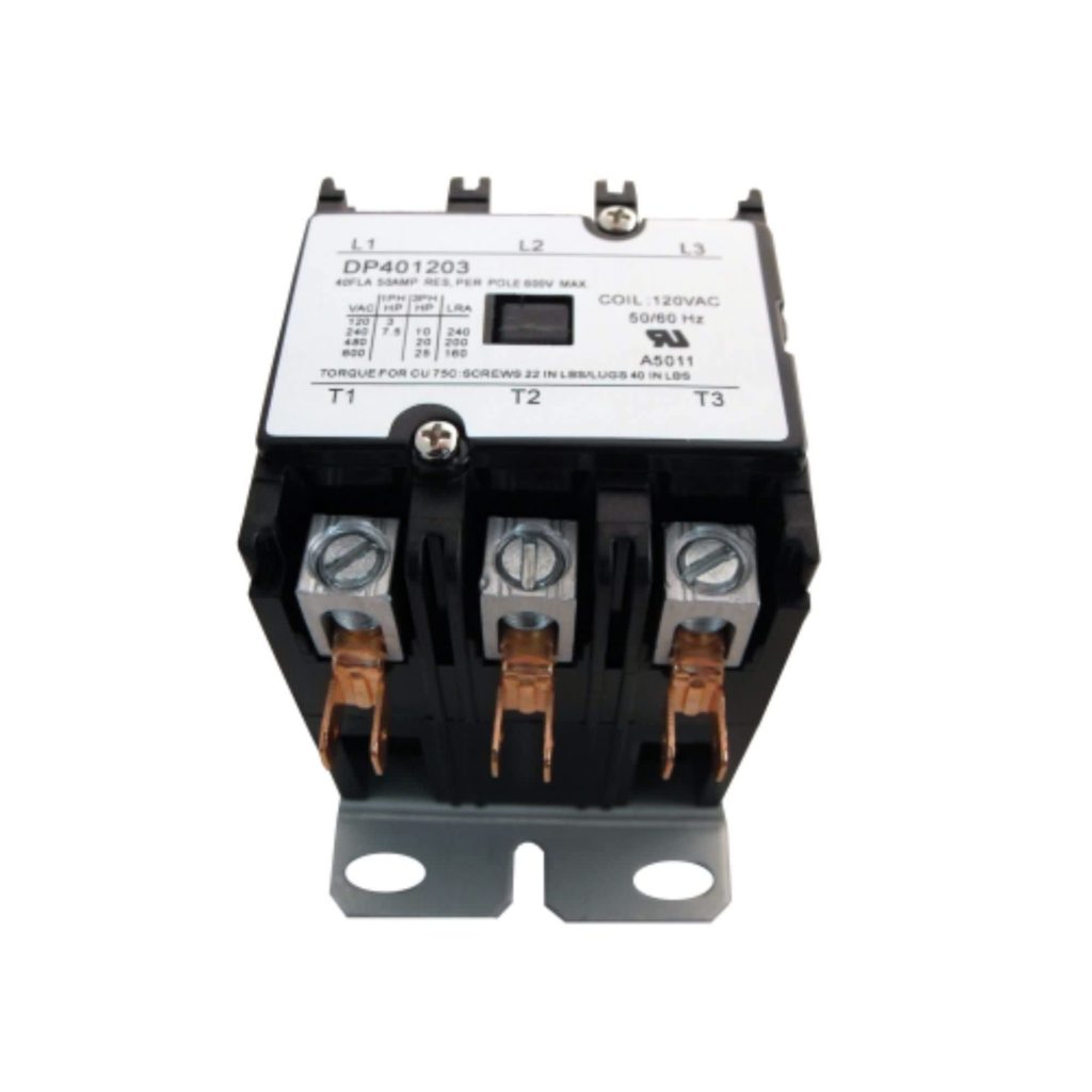 3P40A120V - CONTACTOR (3 POLE, 40 RLA, 120V COIL)