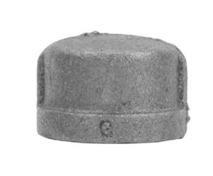 1/2BPCAP - BLACK STEEL GAS PIPE (1/2