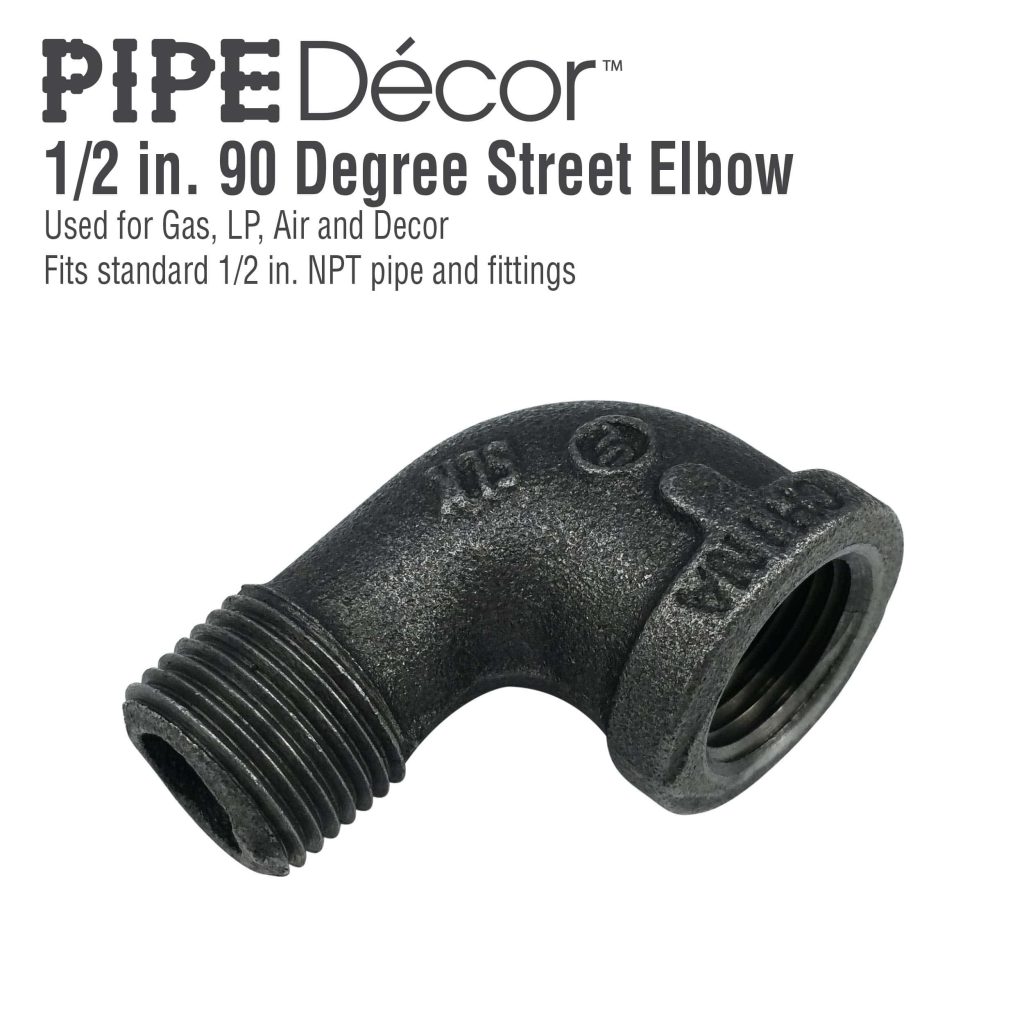 1/2BP90ST - BLACK STEEL GAS PIPE (1/2