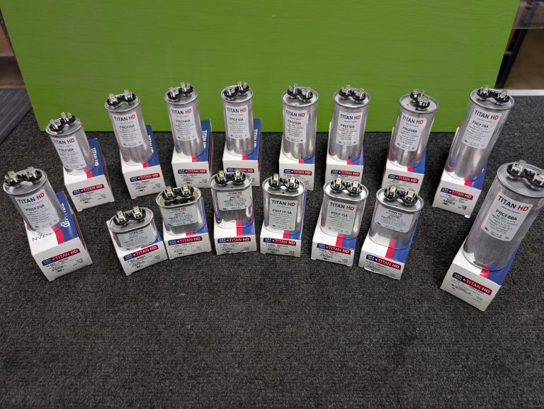 Display Of American Made Titan HD Single Capacitors