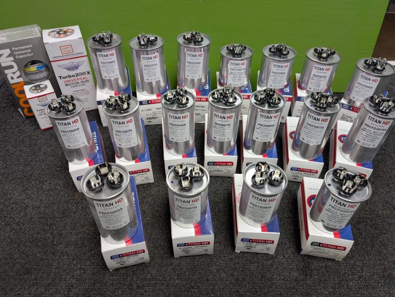 Dual Run Capacitor Display