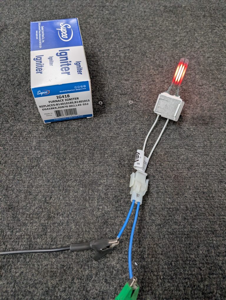 Testing Furnace Hot Surface Ignitor