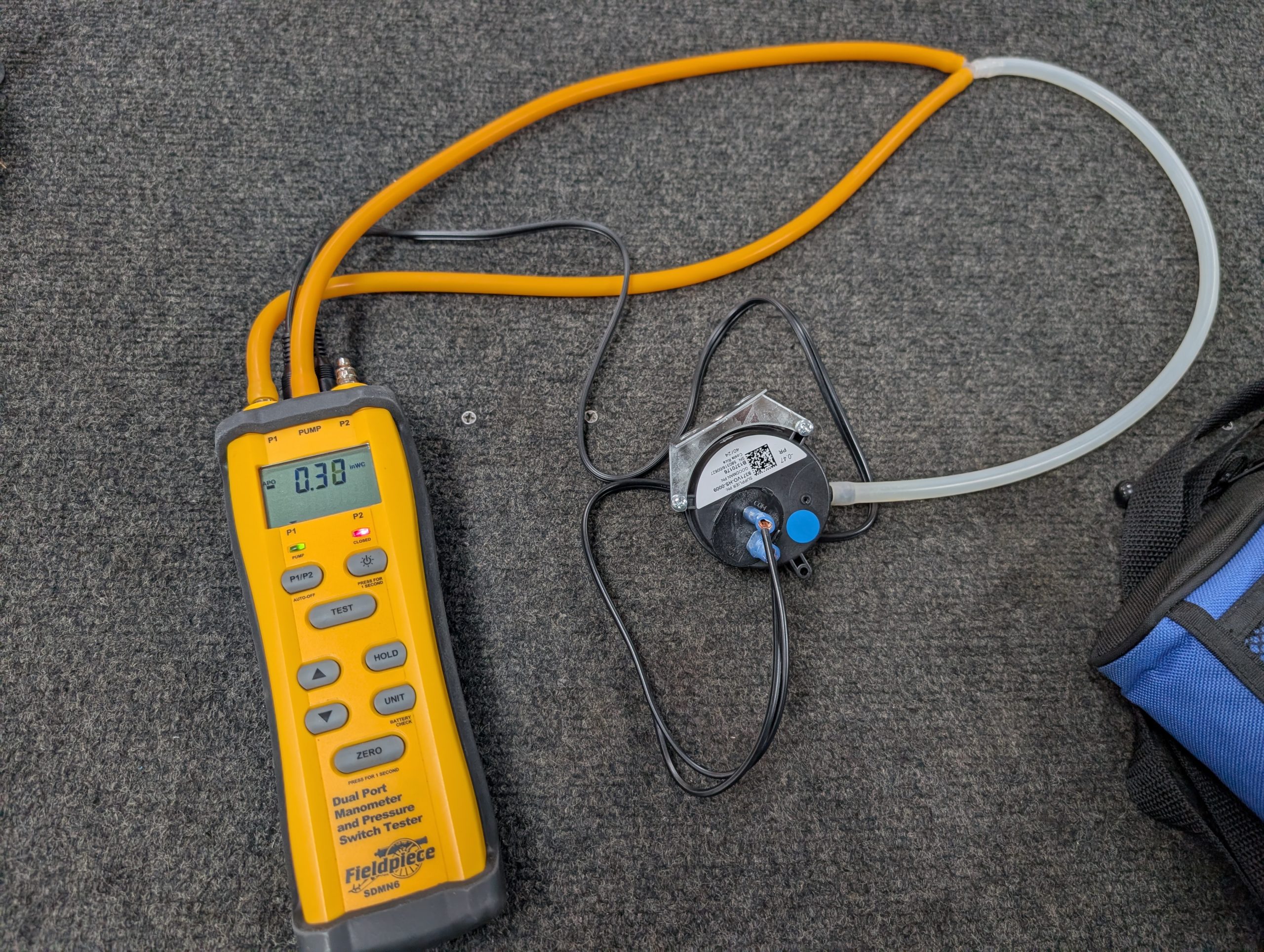 Testing Furnace Pressure Switch