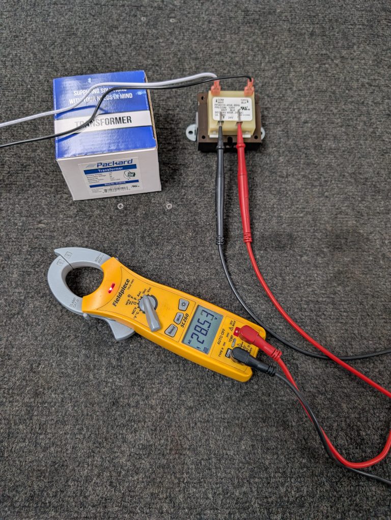 Testing Stepdown Transformer With Volt Meter