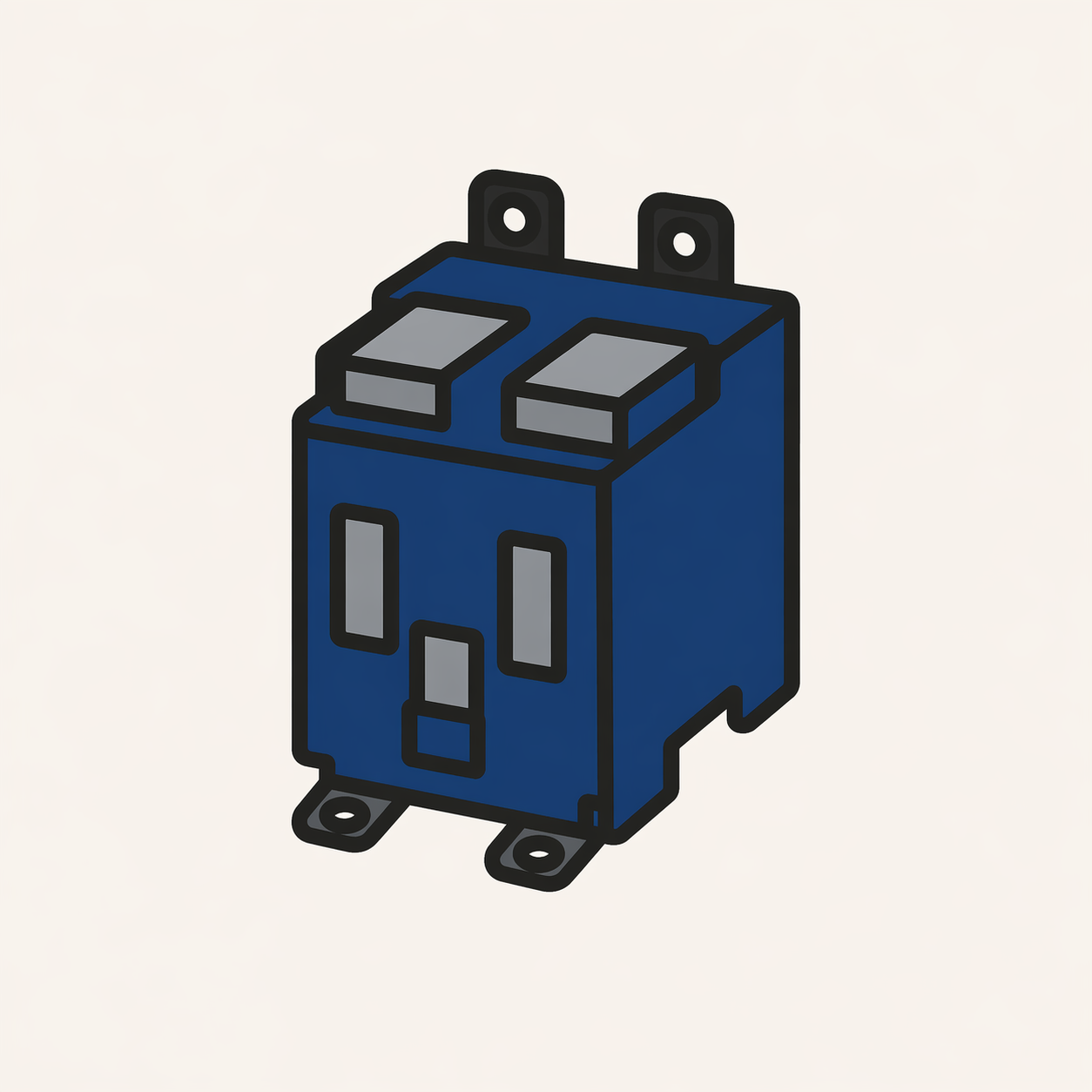 Contactor de aire acondicionado — interruptor eléctrico de un polo para unidad AC