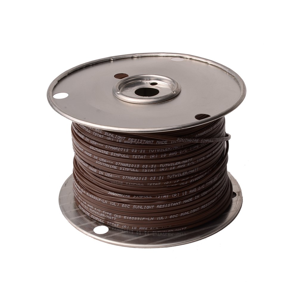 18/2TSTATWIRE - 1FT - THERMOSTAT WIRE - TWO WIRE